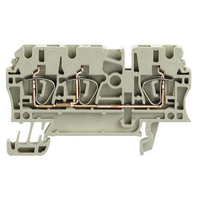 Weidmuller, ZDU 2.5/3AN GR Feed-through terminal block