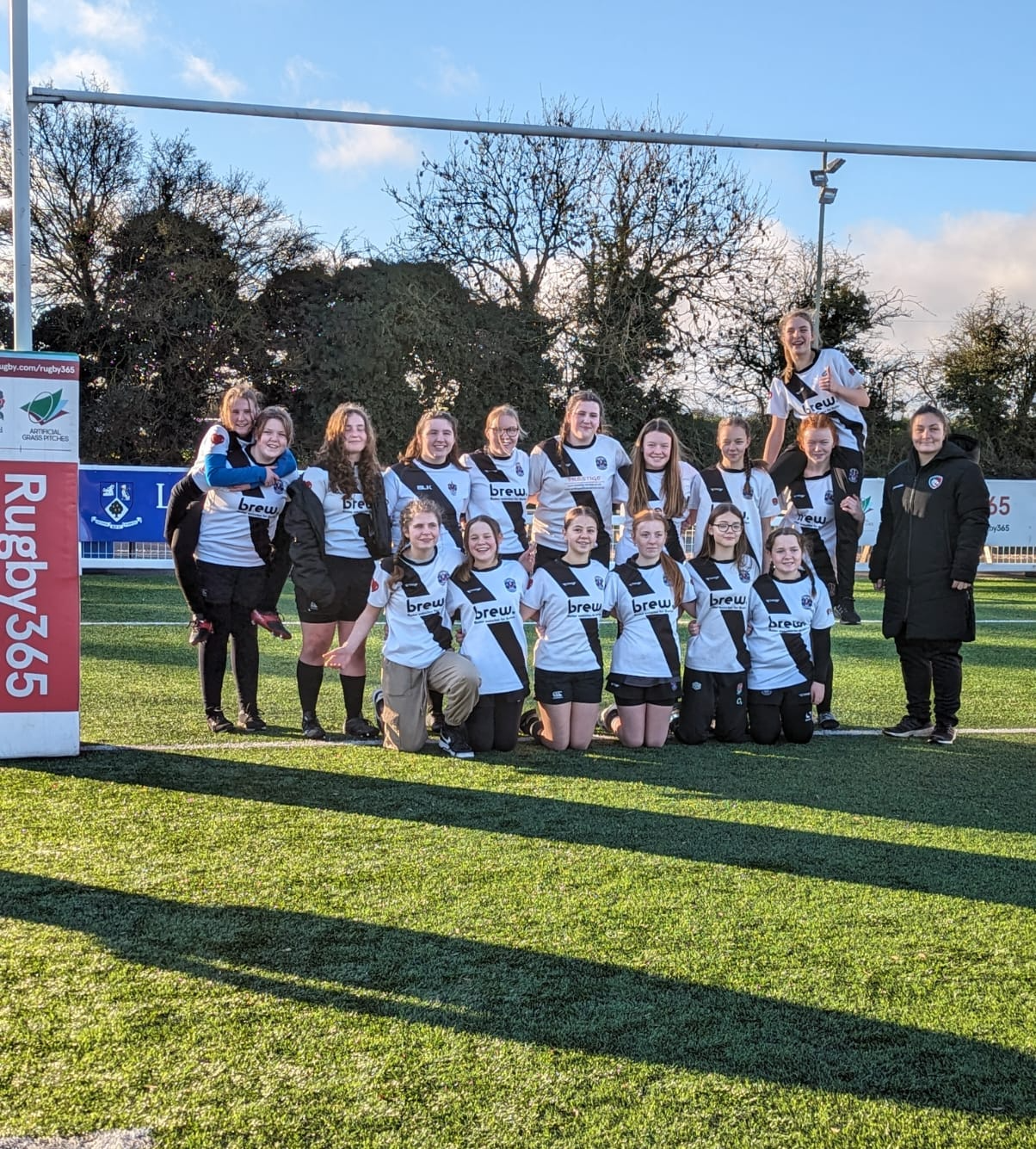 Burton Rugby Club Girls training day with Leicester Tigers Womens Team Coaches