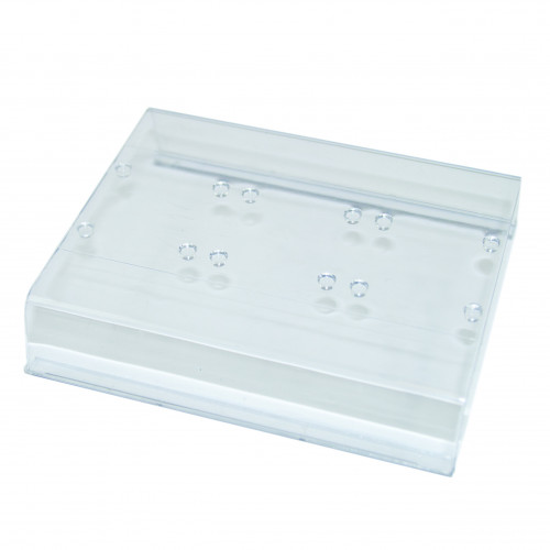 Entrelec, 1SNA176816R1200, CPV1-2, Clear PVC, Terminal Protecting Cover, 73mm Wide, 1m Length,