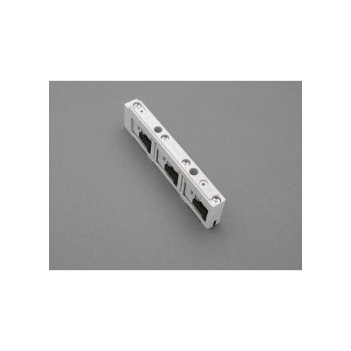 Wohner, 01508, Universal Busbar Support UL, 3 Pole, With Internal Screw Holes, For Busbars 12, 20, 30 x 5, 10