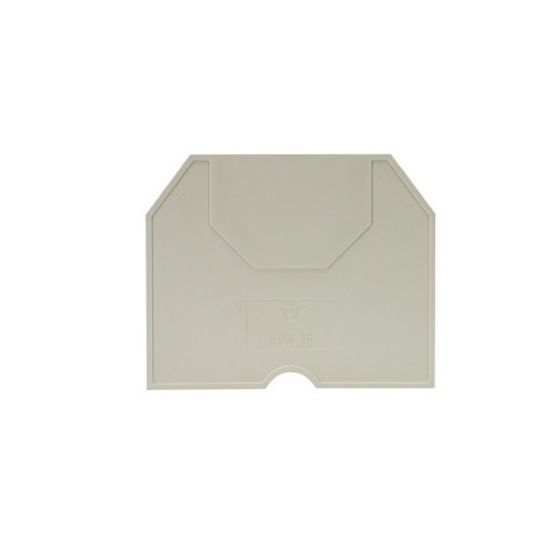 Wieland, 07.311.6755.0, APN 16, End Plate, Grey, To Suit WKN Terminals 16.0mm