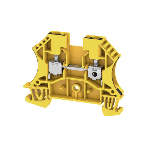 Weidmuller, 1020190000, WDU4GE/SW, WDU Screw Clamp Terminal, Black/Green, 4mm,