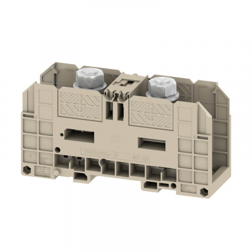 Weidmuller, 1028500000, WFF120 Double Stud Terminal Block, 120mm, 2 x M10 Studs, 269 Amps,