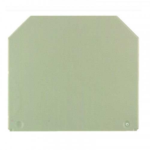 Weidmuller, 1050100000, WAP16+35  End Plate, Dark Beige, To Suit WDU Terminals 16mm / 35mm,