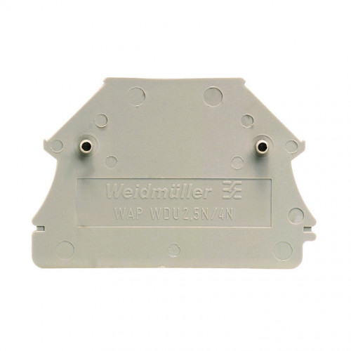 Weidmuller, 1060000000, WAPWDU2.5N/4N, End and partition plate,