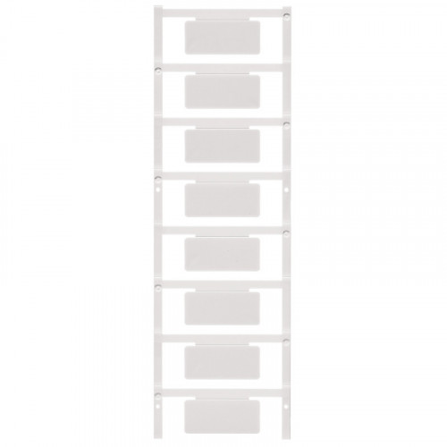 Weidmuller, 1248620000, SM19/42KMCNEWS, SwitchMark, Device markers, 19 x 42 mm, white ( 8 PER CARD, PACKS OF 5 CARDS ),
