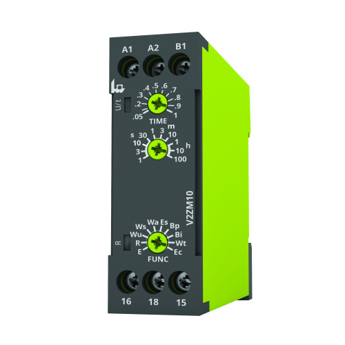 Multi Function Timer 1 x C/O 12-240V AC/DC