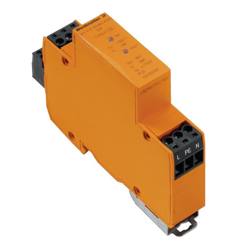 Weidmuller, 1351630000, VPUIIIR120V/6KVAC/DC, Surge voltage arrester, Low voltage, with remote contact, Single-phase, UP(L/N-PE) < 700 V,