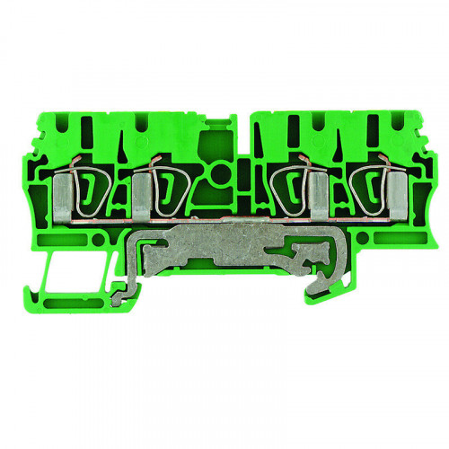 Weidmuller, 1608660000, ZPE2.5/4AN, Earth terminal clamp,