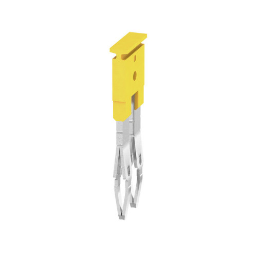 Weidmuller, 1608860000, ZQV2.5/2, Cross-connector, Yellow, 2 Way,