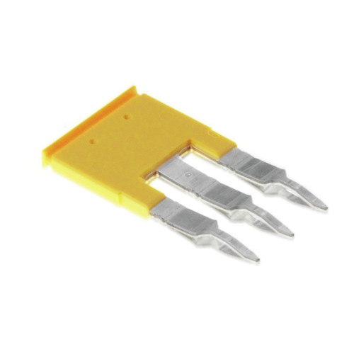 Weidmuller, 1608960000, ZQV4/3GE, Cross-connector, Yellow, 3 Way,