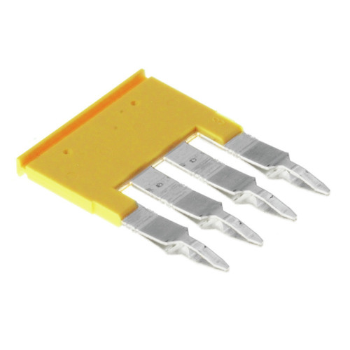 Weidmuller, 1608970000, ZQV4/4GE, Cross-connector, Yellow, 4 Way,