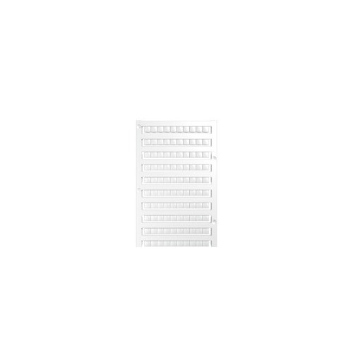 Weidmuller, 1609820000, DEK5/6MCNEWS, Blank Marker, White, 6 x 5mm, 6mm Pitch, Polyamide 66, Halogen Free, (200 Markers Per Card, 5 Cards Per Pack),