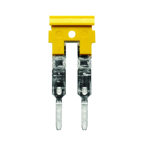 Weidmuller, 1693800000, ZQV2.5N/2GE, Cross-connector, Yellow, 2 Way,