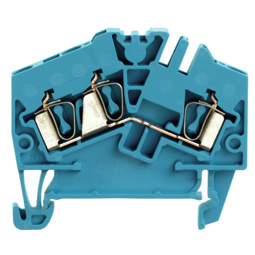 Weidmuller, 1706040000, ZDU2.5-2/3ANBL, Feed-through terminal block block,