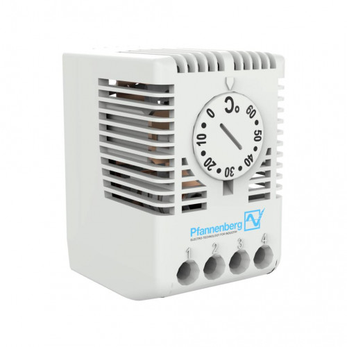 Pfannenberg, 17103000000, FLZ510/0-60, Thermostat, C/O Contact, Fan & Heater, Setting  Range 0 °C (+32 °F) … +60 °C (+140 °F), ,