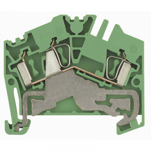Weidmuller, 1772090000, ZPE2.5-2, Earth terminal clamp,