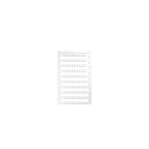 Weidmuller, 1854490000, DEK5/5PLUSMCNEWS, Blank Marker, White, 5 x 5mm, 5mm Pitch, Polyamide 66, Halogen Free, (100 Markers Per Card, 10 Cards Per Pack),