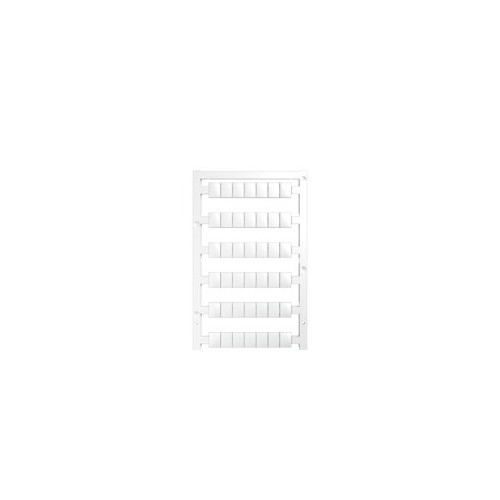 Weidmuller, 1905950000, WS10/8PLUSMCNEWS, Blank Marker, White, 10 x 8mm, 8mm Pitch, Polyamide 66, Halogen Free, (84 Markers Per Card, 5 Cards Per Pack),