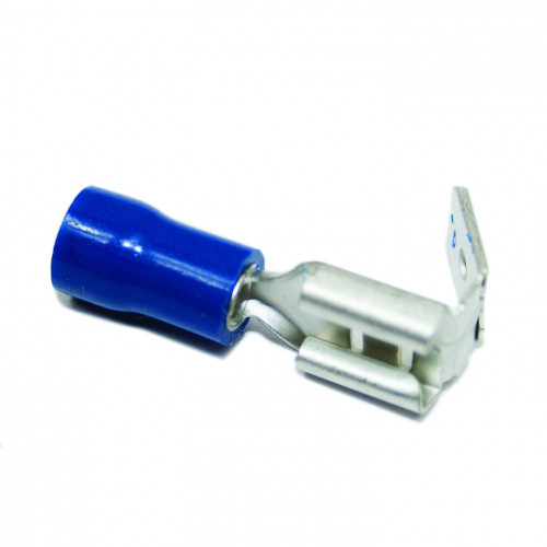 TLA, PVC Insulated Crimp, Blue Piggy Back, Cable Entry 1.5 - 2.5mmÂ², Tab Size 6.3 x 0.8mm, Pack Of 100,