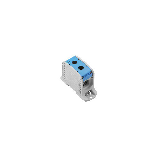 Weidmuller, 2502760000, WPD132, Blue Distribution Block, 250 Amps, 1000V AC/DC, Incomming 1x185mm², Outgoing 1x185mm² + 1x10mm²,