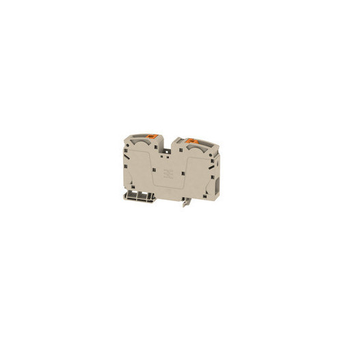 Weidmuller, 2551510000, A2C35, Feed-through Terminal Block, PUSHIN, 35mm, 2 Conductor, Dark Beige,