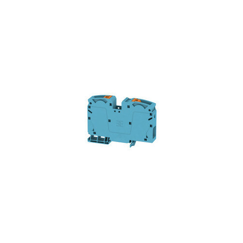 Weidmuller, 2552090000, A2C35BL, Feed-through Terminal Block, PUSHIN, 35mm, 2 Conductor, Blue,