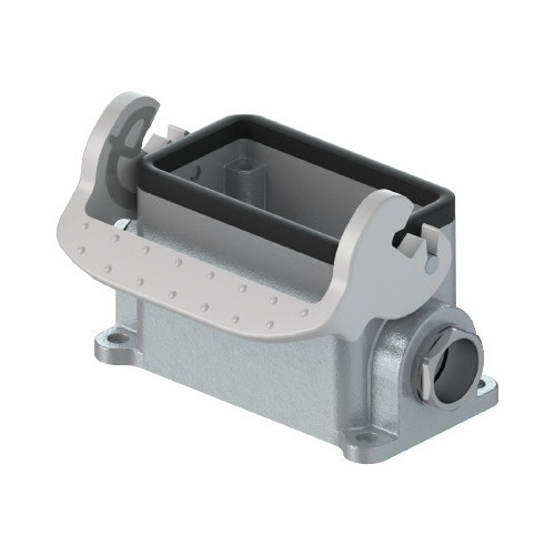 Wieland, 70.330.0635.0, BAS GUT GL  6 M20 50 A0, Revos BASIC, Closed-Bottom Base, Size 6, Single Locking Lever, C/W 2 x M20 Entry Cable Gland Ã˜ 3 - 14.5mmÂ², IP54, Without Dust Cover