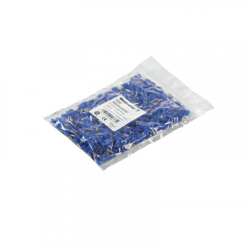 Weidmuller, 9019160000, H2, 5/15DBL, Blue Insulated Ferules(PK=5X100) 2.5mm,