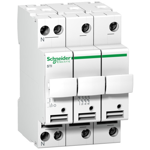 Schneider Electric, A9N15658, 3 Pole and Neutral STI Fuse Carrier