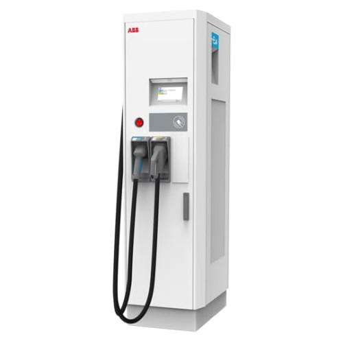 ABB, 6AGC073428, Terra CE 54 CG22 4N1-7M-0-0, 50kW Vehicle Charger, CCS 2+ AC Type 2 Cable 22 kW, 3.9m Long Charging Cable