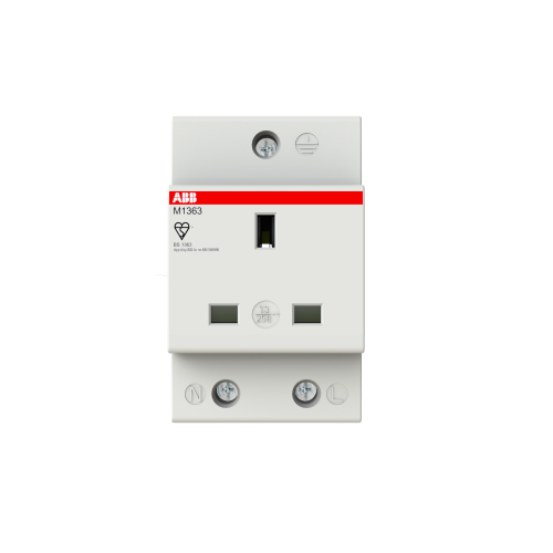 ABB, 2CSM259343R0721, M1363 Modular Socket, British Standard, 3 Pin, 13 Amp