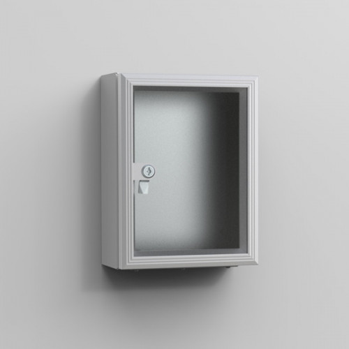 nVent Hoffman, ADA03030, Transparent Aluminium Door, 300mm High x 300mm Wide,
