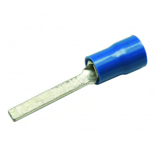 Cembre, BF-PP12, PVC Insulated Crimp, Bladed, Cable Entry 1.5 - 2.5mmÂ², (BLUE) Blade Length 12.8mm, Pack of 100,