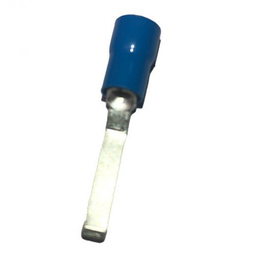 Cembre, BF-PPL46, PVC Insulated Crimp, Hooked Blade, Cable Entry 1.5 - 2.5mmÂ², (BLUE) Blade Length 17.5mm, Pack of 100,