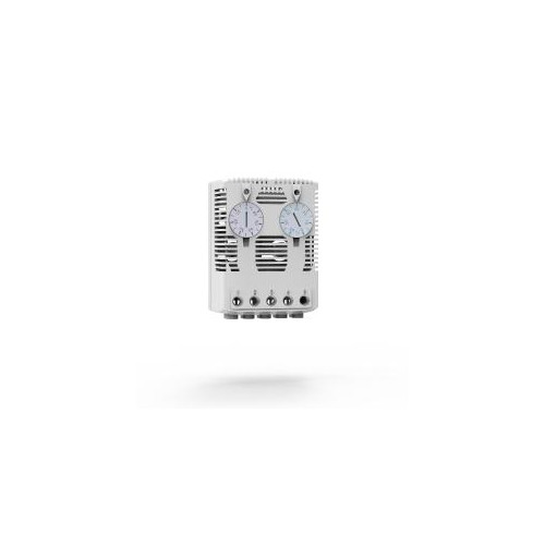 nVent Hoffman, ETR203, ETR Dual Thermostat, Cooling / Heating, 1 x  N/O and 1 x N/C, DIN Rail Mountable, 0-60°C,