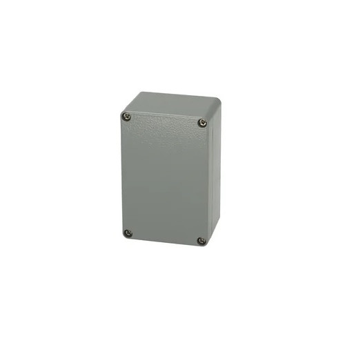 Fibox, ALN081306, Enclosure Aluminium 127 H x 81W x 57D, 41.5Mm Base 15Mm Lid, Including: Base, Cover With Pur Gasket And Stainless Steel Cover Screws. Colour RAL 7001,