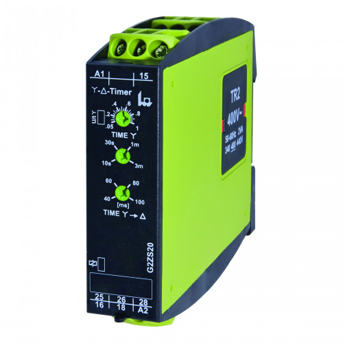Star-Delta Timer 2 x C/O 24-240V AC/DC