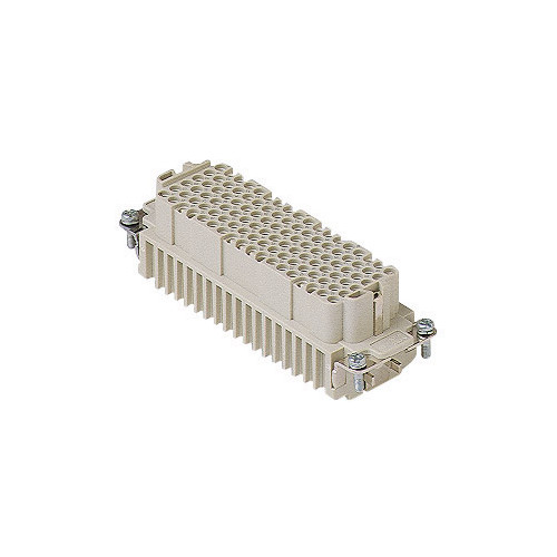 ILME, CDDF108, Female Insert, CDD Series, Crimp Connection, 108 Poles + PE, 10 Amp, 250V AC, 4kV, Size "104.27"