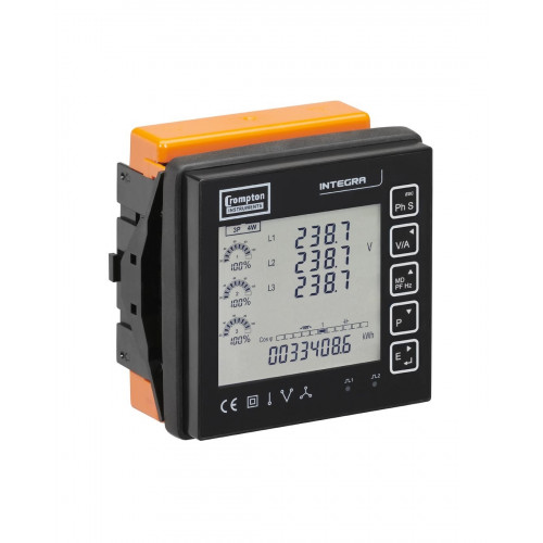 Crompton Instruments, INT-1221-M-010, Digital Multi-function Energy Meter, MODBUS & 2 Pulsed Outputs