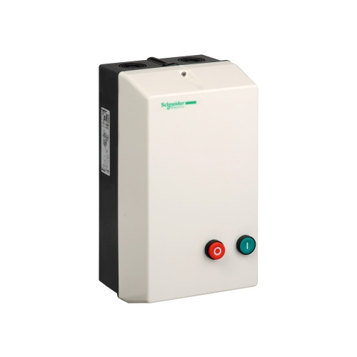 Schneider Electric, LE3D12N7, Enclosed Star-delta Starter, Push Button Start/Stop, 11kW, 415V AC 50/60Hz Coil, LRD Overload Required