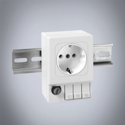 nVent Hoffman, LPS10UK, Power Socket With Integrated Fuse