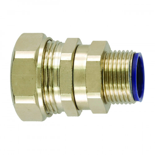 Flexicon, LTP Nickel Plated Brass, Swivel Type, External M20 Threaded Gland, To Suit LTP20 Conduits, IP66/67/68/69K