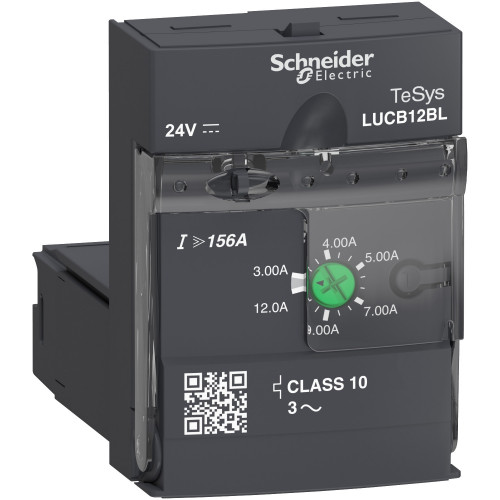 Schneider Electric, LUCB12BL, LUCB Advanced Control Unit, Class 10, 24V DC, 3.0 - 12.0 A