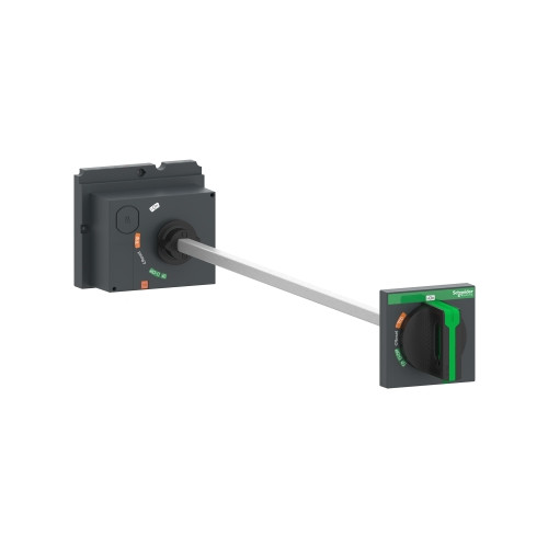Schneider Electric, LV429338T, Extended Rotary Handle, Black, Padlockable, To Suit, ComPact NSX 100/160/250