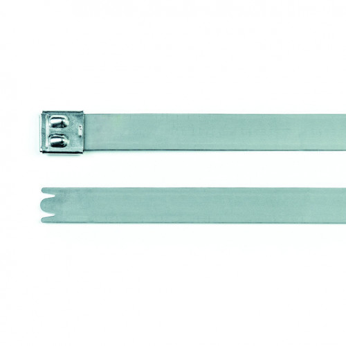 Hellerman, Stainless Steel Cable Tie, 304 Grade, 362mm x 4.6mm, Pack Of 100