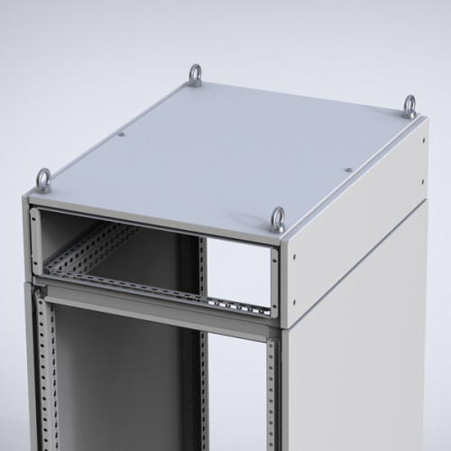 nVent Hoffman, MCU2085R5, 200h x 800w x 500d top cabling frame RAL7035