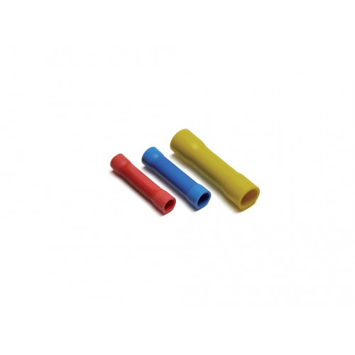Cembre, PL1-M, PVC Insulated Crimp, Butt Connector, Cable Entry 4.0 - 6.0mmÂ², (YELLOW) Barrel Length 32mm, Pack of 100,