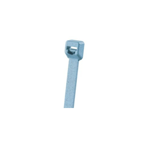 Panduit, Pan-Ty® Cable Tie, Nylon, Metal Detectable, Light Blue, 188mm Long, 4.8mm Wide, Pack 100