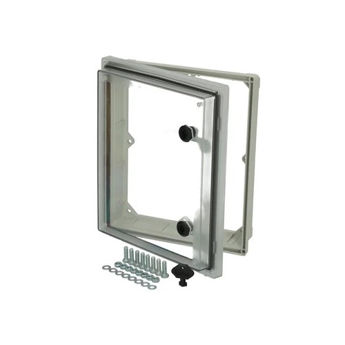 Fibox, PW292409T, 4901884, Inspection Protection Window, 291 x 244 x 88mm, Double Bit Lock, IP66, IK09